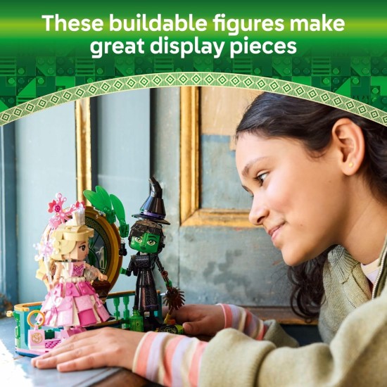 LEGO Wicked Elphaba & Glinda Figures Jouets de construction – Jouets méchants pour enfants, filles et garçons, à partir de 10 ans – Poupées méchantes à construire – Idée cadeau d'anniversaire – 75682 LEGO Wicked Elphaba & Glinda Figures Jouets de construction – Jouets méchants pour enfants, filles et garçons, à partir de 10 ans – Poupées méchantes à construire – Idée cadeau d'anniversaire – 75682