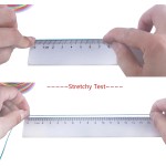 KONMAY Cordon de bracelet extensible de 1,0 mm, cordon élastique pour perles de poney, bracelets Kandi, colliers et loisirs créatifs, mixte, 50 mètres chacun