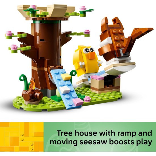 LEGO Spring Animal Playground - Jouet de construction - Ensemble de jeu d'imitation avec figurine d'écureuil et d'oiseau pour garçons et filles, à partir de 8 ans - Idée cadeau pour Pâques et les anniversaires d'enfants - 40709 LEGO Spring Animal Playground - Jouet de construction - Ensemble de jeu d'imitation avec figurine d'écureuil et d'oiseau pour garçons et filles, à partir de 8 ans - Idée cadeau pour Pâques et les anniversaires d'enfants - 40709