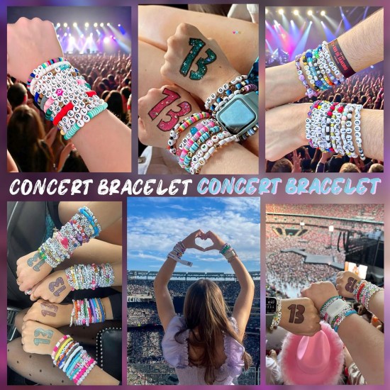 Gionlion Kit de fabrication de bracelets en perles d'argile, 30 000 pièces, 168 couleurs, 8 boîtes de perles plates Preppy pour bracelets d'amitié, kit de bijoux avec pendentifs, breloques, cordon élastique, artisanat, cadeaux