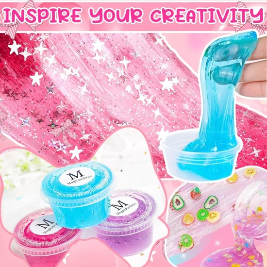 Jimcii Créez votre propre kit de bulles nano-ruban pour enfants, cadeaux d'anniversaire pour filles de 4, 5, 6, 7, 8, 9, 10, 11, 12 ans, petits-enfants, jouets pour enfants de 4-6, 6-8, 7-8, 8-10, 10-12 ans