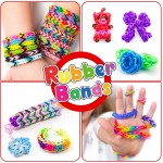 INSCRAFT Plus de 17 500 élastiques à tisser en caoutchouc avec récipient à 3 couches, 28 couleurs, 600 clips en S, 352 perles, 40 pendentifs de dessin animé, kit de recharge pour la fabrication de bracelets pour enfants INSCRAFT Plus de 17 500 élastiques à tisser en caoutchouc avec récipient à 3 couches, 28 couleurs, 600 clips en S, 352 perles, 40 pendentifs de dessin animé, kit de recharge pour la fabrication de bracelets pour enfants