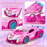 Voiture RC Licorne pour Filles, Voiture Télécommandée Rainbow Glow & Drift Wing, Voitures RC 2,4 GHz Échelle 1:18, Jouets pour Enfants Âge 3 4 5 6 7 8 9 10 11 12, Cadeaux d'anniversaire pour Filles, Cadeaux de Saint Valentin pour Enfants de 3 à 12 Ans Voiture RC Licorne pour Filles, Voiture Télécommandée Rainbow Glow & Drift Wing, Voitures RC 2,4 GHz Échelle 1:18, Jouets pour Enfants Âge 3 4 5 6 7 8 9 10 11 12, Cadeaux d'anniversaire pour Filles, Cadeaux de Saint Valentin pour Enfants de 3 à 12 Ans