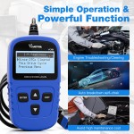 VDIAGTOOL VD10 Scanner de code OBD2 - Outil de diagnostic de voiture - Lecteur de code d'erreur moteur pour éteindre CEL avec arrêt sur image/préparation I/M pour toutes les voitures avec protocole OBDII - Outil de diagnostic OBD2