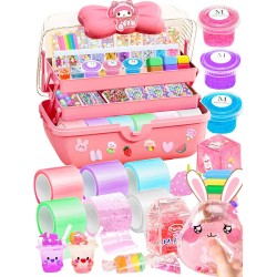 Jimcii Créez votre propre kit de bulles nano-ruban pour enfants, cadeaux d'anniversaire pour filles de 4, 5, 6, 7, 8, 9, 10, 11, 12 ans, petits-enfants, jouets pour enfants de 4-6, 6-8, 7-8, 8-10, 10-12 ans