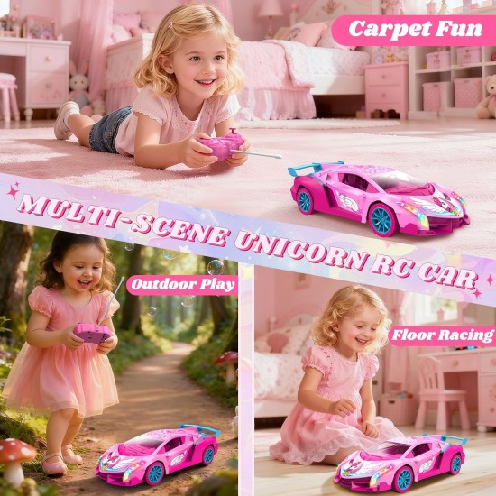 Voiture RC Licorne pour Filles, Voiture Télécommandée Rainbow Glow & Drift Wing, Voitures RC 2,4 GHz Échelle 1:18, Jouets pour Enfants Âge 3 4 5 6 7 8 9 10 11 12, Cadeaux d'anniversaire pour Filles, Cadeaux de Saint Valentin pour Enfants de 3 à 12 Ans Voiture RC Licorne pour Filles, Voiture Télécommandée Rainbow Glow & Drift Wing, Voitures RC 2,4 GHz Échelle 1:18, Jouets pour Enfants Âge 3 4 5 6 7 8 9 10 11 12, Cadeaux d'anniversaire pour Filles, Cadeaux de Saint Valentin pour Enfants de 3 à 12 Ans