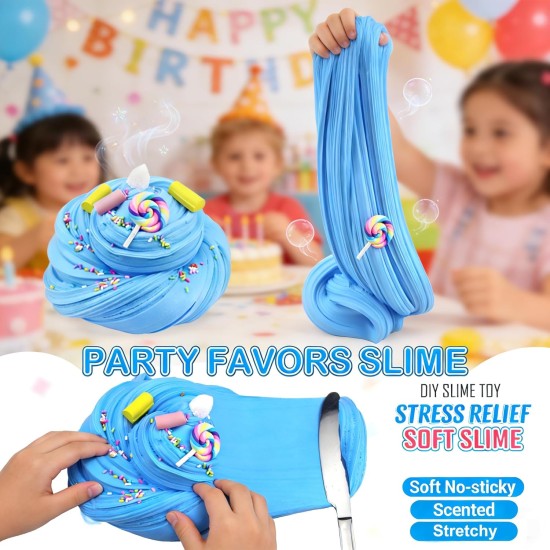 Paquet de 7 kits de slime au beurre de gâteau, kit de slime doux et non collant, cadeaux de fête pour filles et garçons Paquet de 7 kits de slime au beurre de gâteau, kit de slime doux et non collant, cadeaux de fête pour filles et garçons