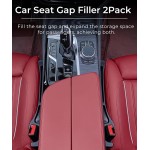 Lot de 2 remplisseurs d'espace pour siège de voiture, organiseur de remplissage de coutures latérales sans chute avec support de téléphone, ajustement universel pour combler l'espace entre le siège et la console, parfait pour voiture, SUV, camion Lot de 2 remplisseurs d'espace pour siège de voiture, organiseur de remplissage de coutures latérales sans chute avec support de téléphone, ajustement universel pour combler l'espace entre le siège et la console, parfait pour voiture, SUV, camion