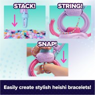 Cool Maker, Kit de fabrication de bracelets Stack'd Heishi Studio avec stylo à perles facile et plus de 1 200 perles pour bracelets, pour 15 personnes, jouets d'art et d'artisanat pour enfants pour filles de 7 ans et plus