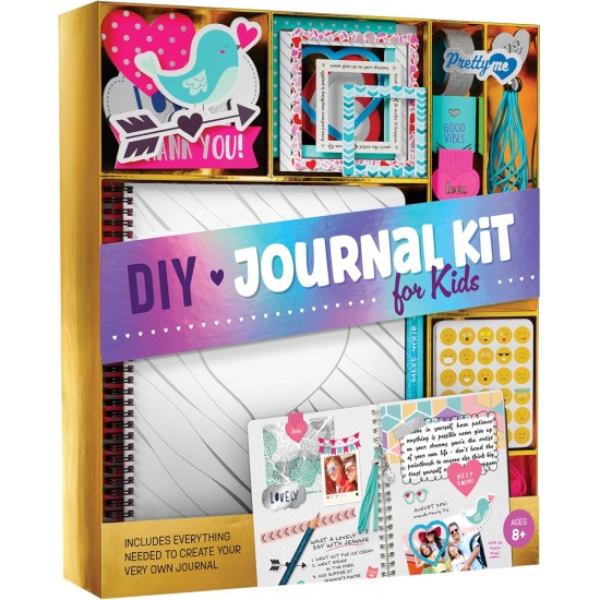 Pretty Me Kit de journal à faire soi-même pour filles – Cadeau pour fille de 8 à 14 ans – Idées de cadeaux d'anniversaire sympas pour les adolescentes – Kits d'art et d'artisanat amusants et mignons pour adolescents et adolescents – Ensemble de jouets pou