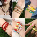 FANDAMEI Cordon élastique pour bracelet de 1 mm, cordon de perles extensibles en cristal pour la fabrication de bracelets, de bijoux, cordon élastique transparent extensible pour perles, fil transparent pour la fabrication de bracelets et de colliers FANDAMEI Cordon élastique pour bracelet de 1 mm, cordon de perles extensibles en cristal pour la fabrication de bracelets, de bijoux, cordon élastique transparent extensible pour perles, fil transparent pour la fabrication de bracelets et de colliers