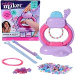 Cool Maker, Kit de fabrication de bracelets Stack'd Heishi Studio avec stylo à perles facile et plus de 1 200 perles pour bracelets, pour 15 personnes, jouets d'art et d'artisanat pour enfants pour filles de 7 ans et plus