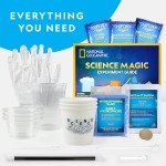 Ensemble de chimie magique National Geographic en marbre bleu – Kit scientifique pour enfants avec 10 tours de magie incroyables, projets STEM et expériences scientifiques, jouets scientifiques, excellent cadeau pour garçons et filles de 8 à 12 ans